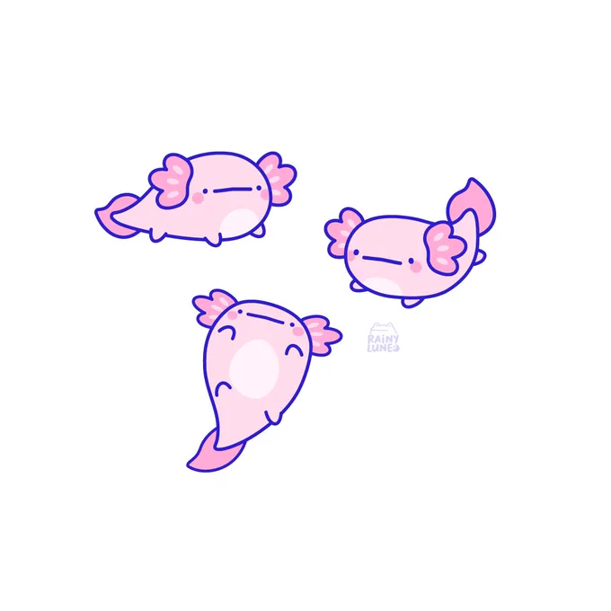 i realized axolotls are just long pink tadpoles  