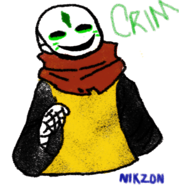 S1nn3rCain's tweet photo. [say hello to life again Crim and yeah I kept the same name NIKZON why change it brings me back to memories]

[Cims mask went throgh a change Crim is blind and uses echolocation but wears the mask to hide that fact and the other two eyes are for colors they see tracks of color] https://t.co/B5SAu1KNny