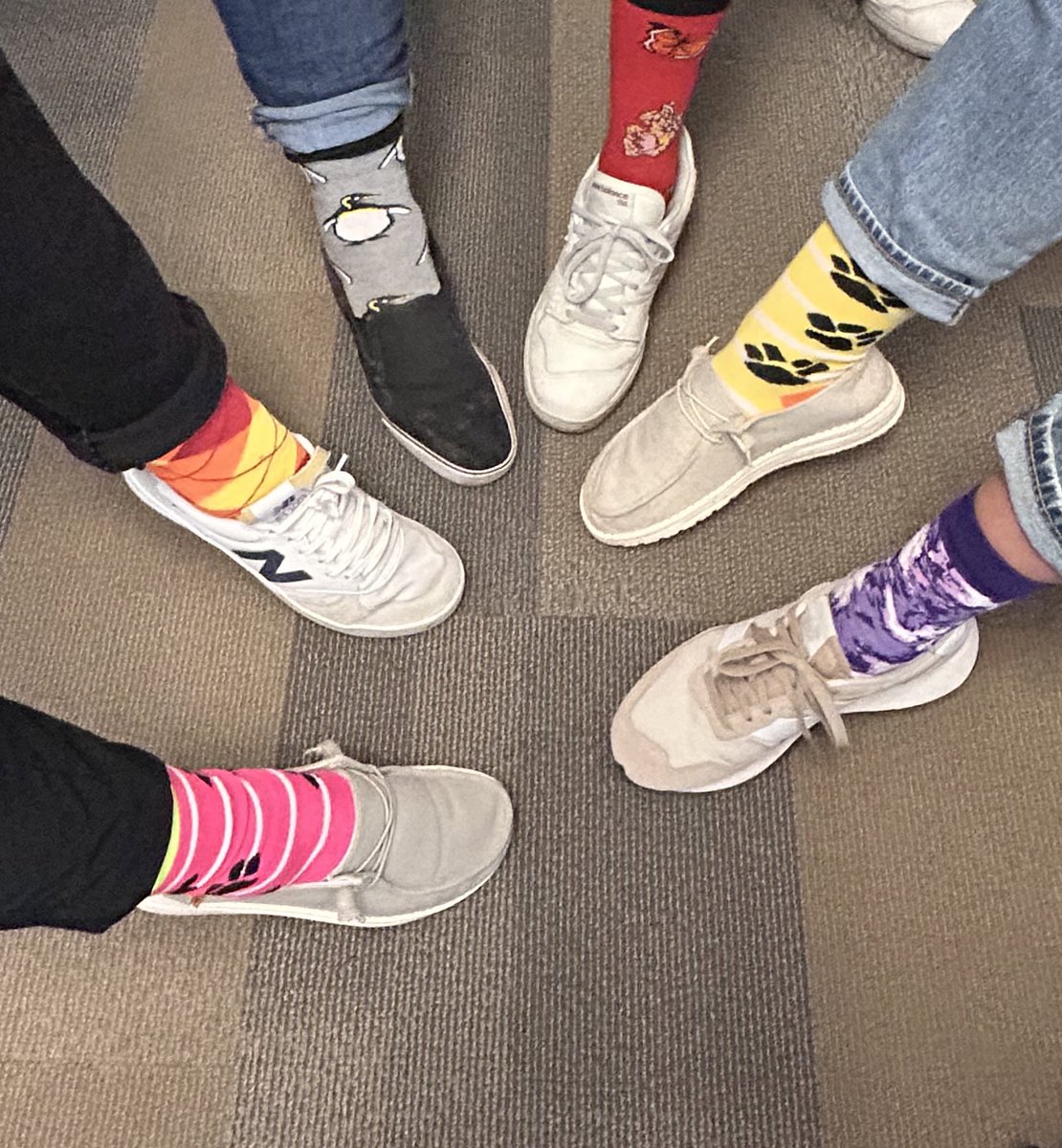 I spy some of our second year #UNMCGeneticCounseling students rocking their socks in support of #WorldDownSyndromeDay @unmccahp @unmc_mmi @DSAMidlands