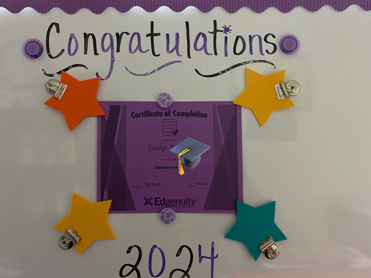 #ThursdayThought: Take a moment of #time to #think about your “destiny.” 🤔Students can control their destiny in #OLAB by earning needed credits. 🌟💻💫 #KeepThriving Congratulations to Kayden, Nathan, and Jocelyn! 🥳👏🏼 🎊@RGAPMobileLive @ImagineLearning