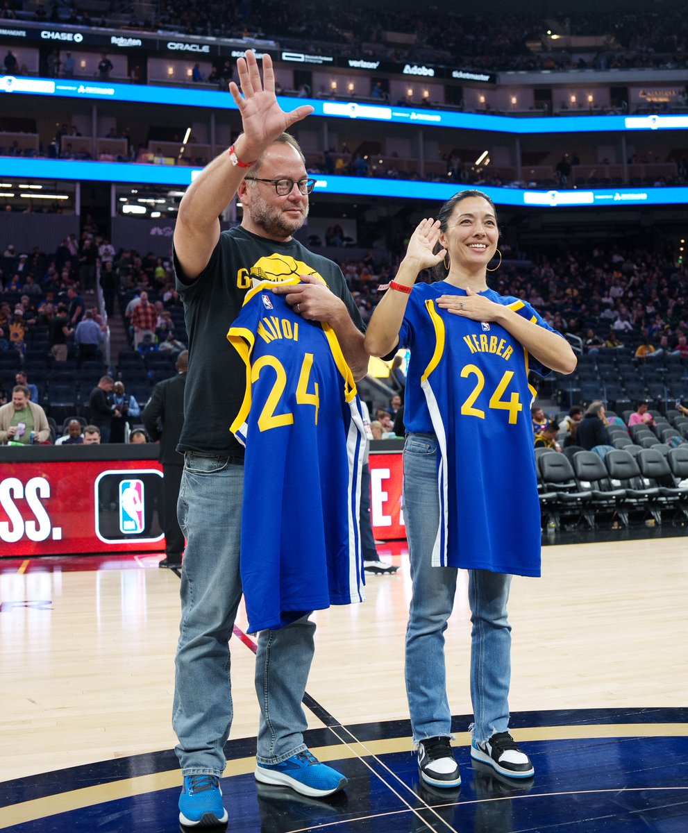 DubsCommunity's tweet photo. Impact Warrior, presented by Pritchard Sports and Entertainment Group - Kevin Kiyoi and Jessica Kerber

Honoring Kevin Kiyoi and Jessica Kerber who were both recognized as Alameda County 2023 Teacher's of the Year. Congrats, Jessica and Kevin! https://t.co/Fl7LA6yKKG