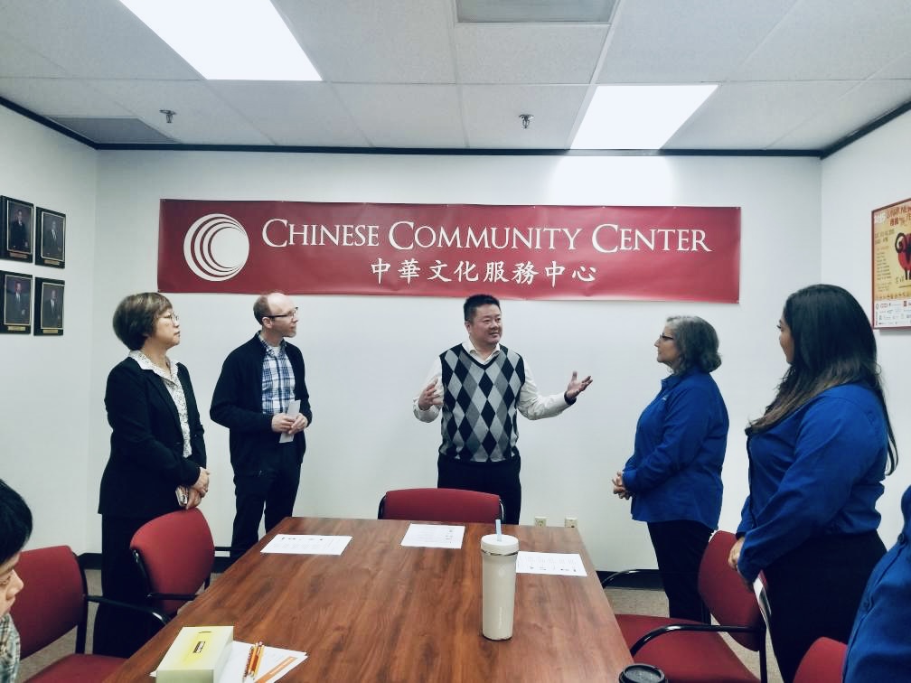 Thank you, @EastWestBank, for your continuous support of our adult education program. Alex, the regional representative of the bank visited our ESL classes and the Job Readiness workshop and met members from our community partner Workforce Solutions today.