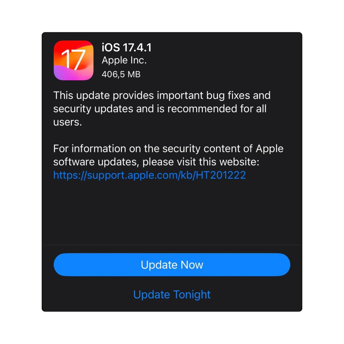 iOS 17.4.1 is out now! #iPhone15Pro #iOS17 #iPad #Apple #appleevent