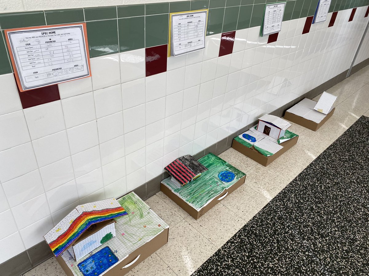 We had a lot of fun this week exploring perimeter and area <a href="/LittleRiverLCPS/">Little River ES</a> #LRelem