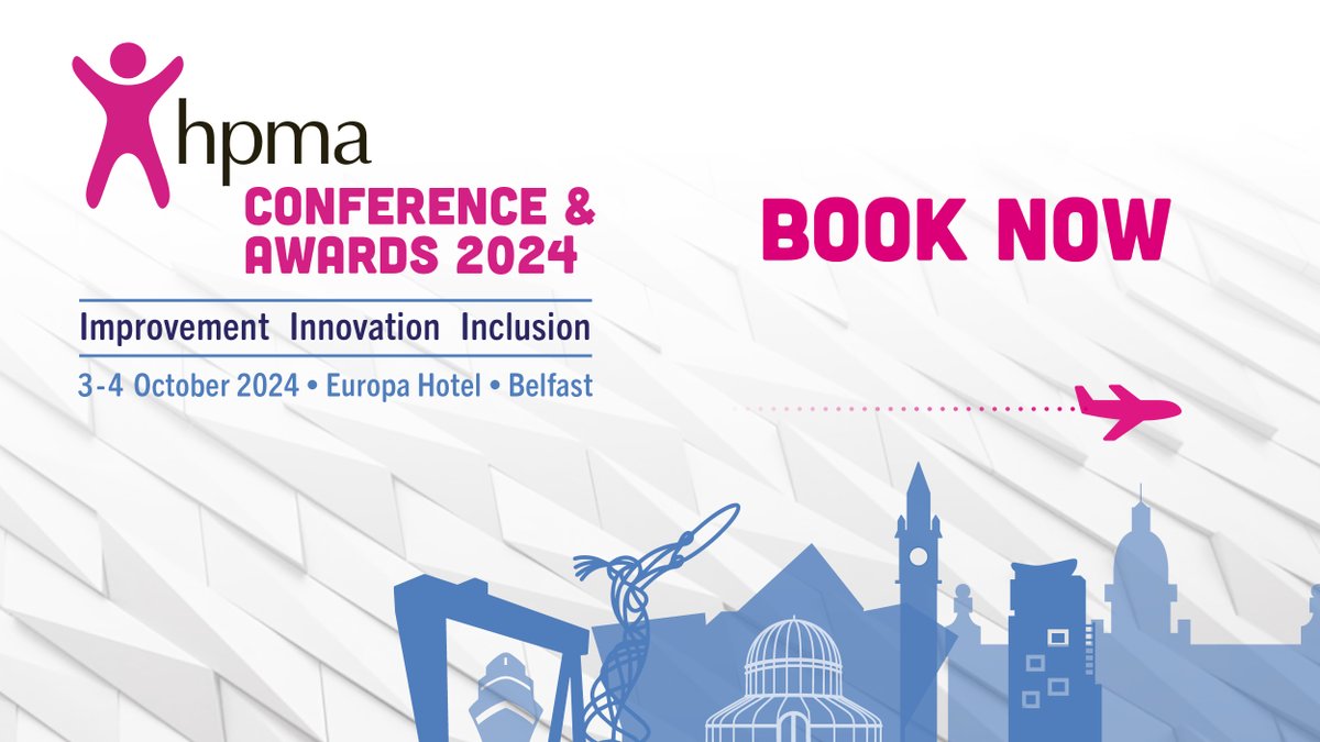 The #HPMA2024 Conference & Awards will be in the vibrant city of Belfast on 3 & 4 Oct Visit our website to check out the best flight deals from your local airport! ✈️hpma.org.uk/flights-to-bel… Super Early Bird prices available until 31 March @GM_CPO @faithllanelli @tljhill
