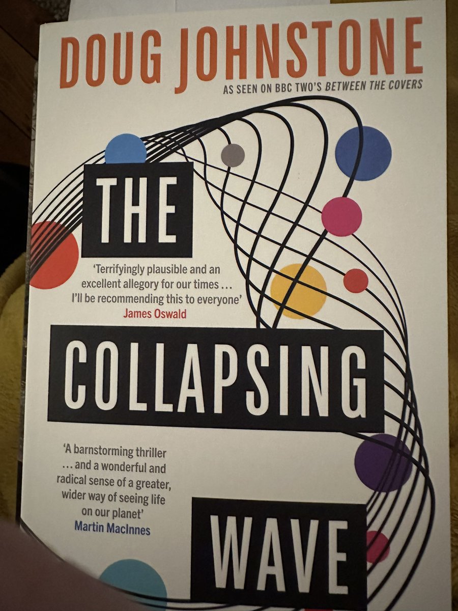 Just arrived today, can’t wait to read. Book two six months after the events in “The Space Between Us” #TheCollapsingWave, #enceladons #TheSpaceBetweenUs, @doug_johnstone , #SciFi