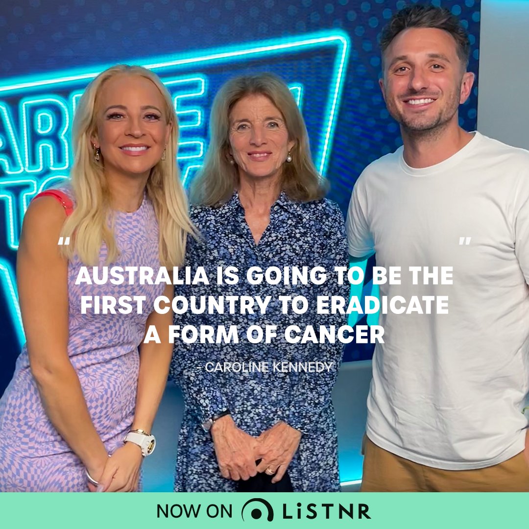 US Ambassador to Australia, and daughter of former US President John F. Kennedy, #CarolineKennedy joined us for an exclusive chat! articles.listnr.com/hit-network/ca…