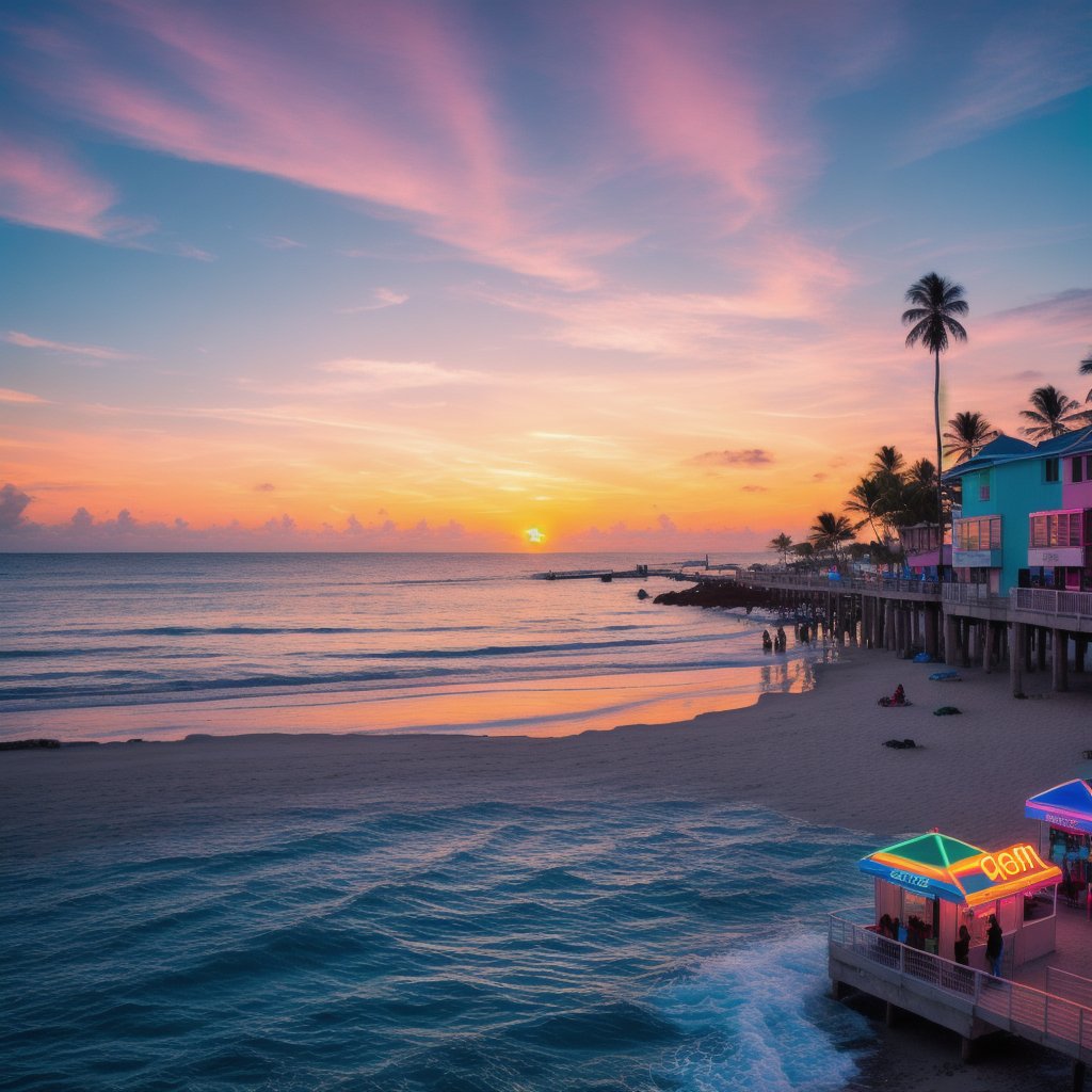 d_AI_ly_'s tweet photo. Model: Realistic Vision v5
Focal point: Beach
Image style: Realistic (CyberPunk)
#AI #AiArt #CyberBeach #SunsetVibes #NeonAesthetic #FuturisticArt #CyborgLife #OceanSunset #SciFiBeach https://t.co/7q9c164czi