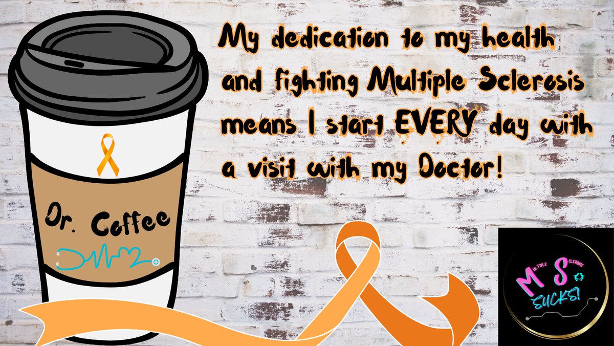 chrissycrabtree's tweet photo. This #MSAwarenessMonth, meet Dr. Coffee, my trusted specialist in conquering MS Mornings! #MSwarrior #CaffeineWarrior #MSSucks #FindACure #DrCoffee https://t.co/IO6MBi8Fq3