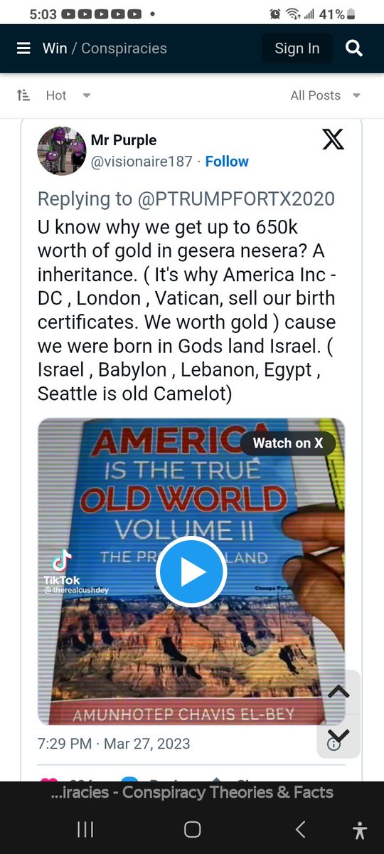 SashaNoble12's tweet image. #Tameri is the #Old_World .
conspiracies.win/p/16amYdxCFD/u…