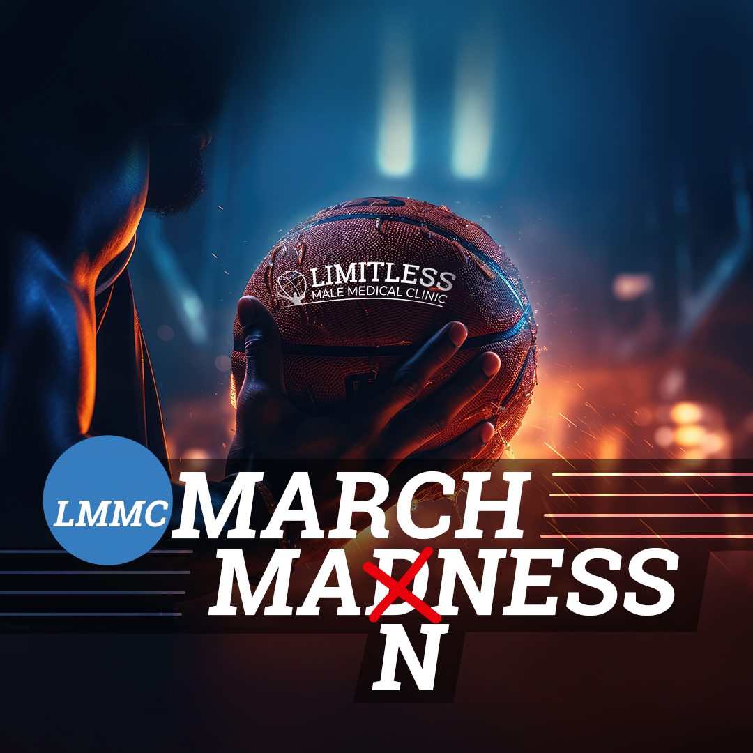 Introducing MARCH MAMness at Limitless Male Medical Clinic! 🎉 It's time to elevate your game both on and off the court this Bracket Season.

#MARCHMANness #LimitlessPerformance #ElevateYourGame #LimitlessMaleMedical