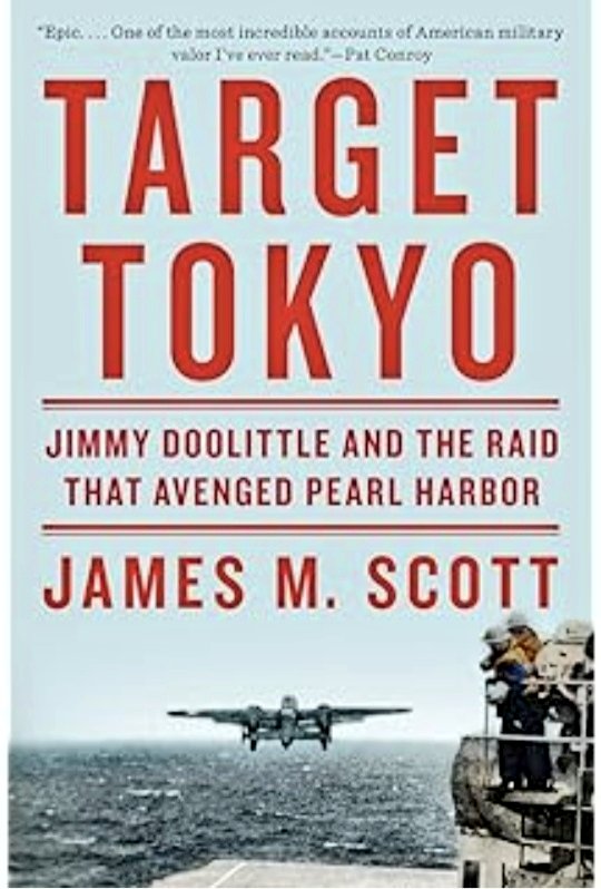 @jamesmscott3 Check out my 5-star review of Target Tokyo: Jimmy Doolittle and the Raid That Avenged Pearl Harbor on Goodreads. Having been stationed in Yokosuka, I had no idea the significance The Air Raiders had there & in Yokohama, as well. Fascinating! goodreads.com/book/show/2562…