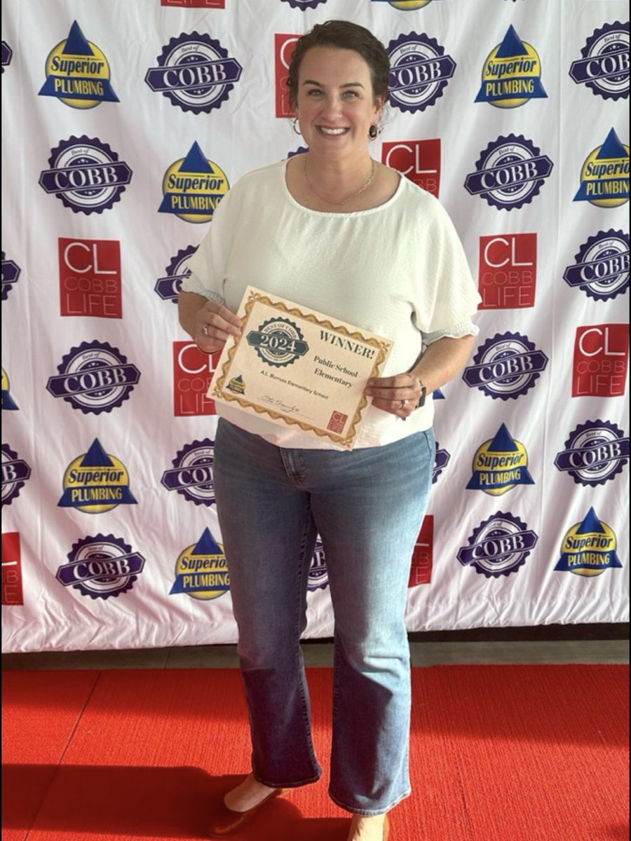 If you didn’t already know my sweet little school was the best ever …. Here’s your sign! 💙 These  Beavers were voted 2024 Best Public Elementary School Cobb County 👑🎉 #SpecialDifferentBest