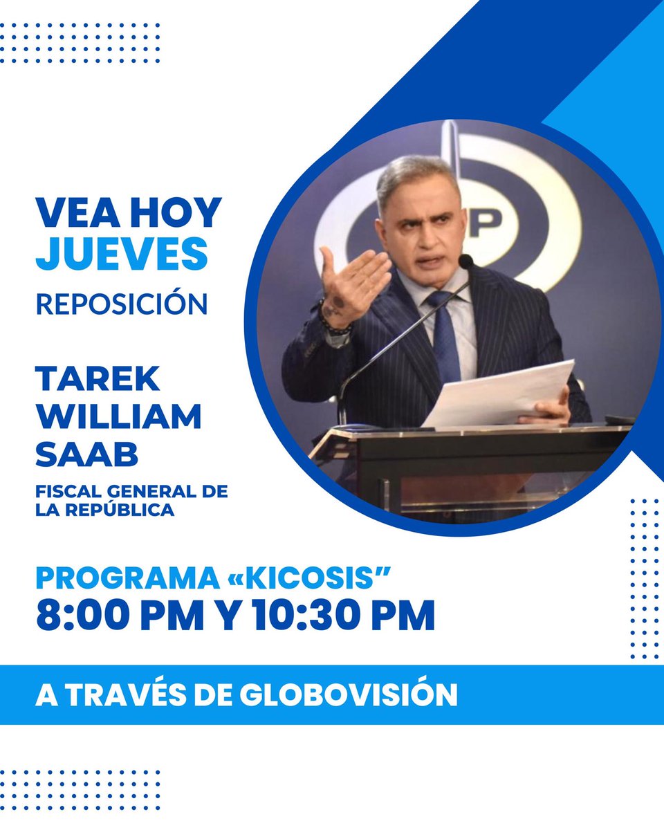 TarekWiliamSaab's tweet image. #VEA… hoy la #reposición de nuestras entrevistas  sobre la lucha por la paz y contra las acciones violentas de grupos extremistas:

por ⁦@globovision⁩ a las 8:00 pm y 10:00pm 

Y #HOY a las 9:00pm en vivo por ⁦@teleSURtv⁩