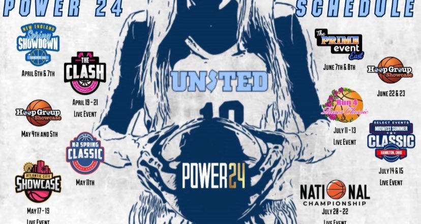 Here is my upcoming schedule for my 17U Power 24 United NJ team @unitedNJaau @CoachJimmy_O @CCBasketballUS @chatgirlshoops