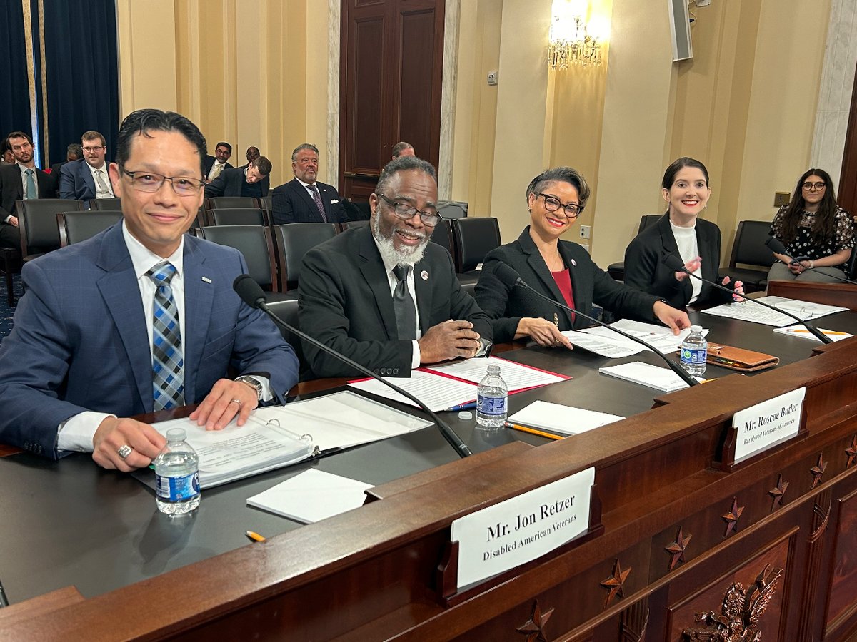 Happening now -  Melissa Bryant, Chair of MVA's Board of Directors, provides testimony to the House Veterans Affairs Committee's Health Subcommittee on H.R. 3303, the Maternal Health for Veterans Act.  Catch the hearing here - youtube.com/watch?v=bURaMA…