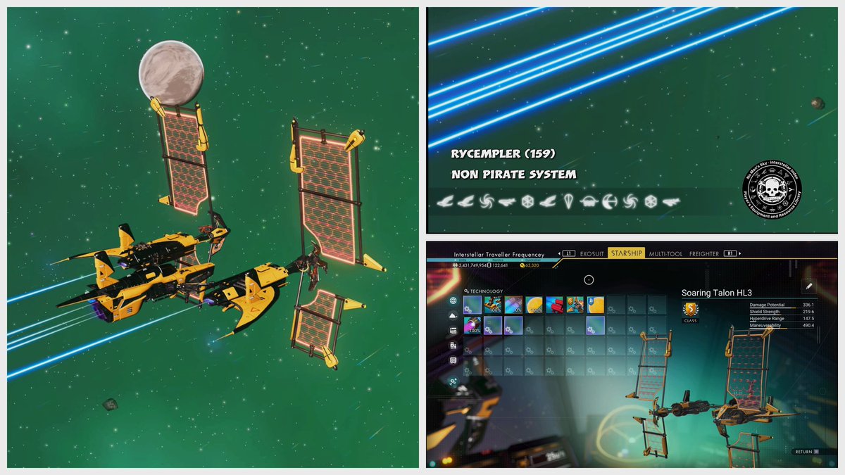 Frequencey71's tweet photo. Solar ,Rycempler 159 #NoMansSky #NMSOmega #NoMansSkyShip https://t.co/GDhnAA5ij7