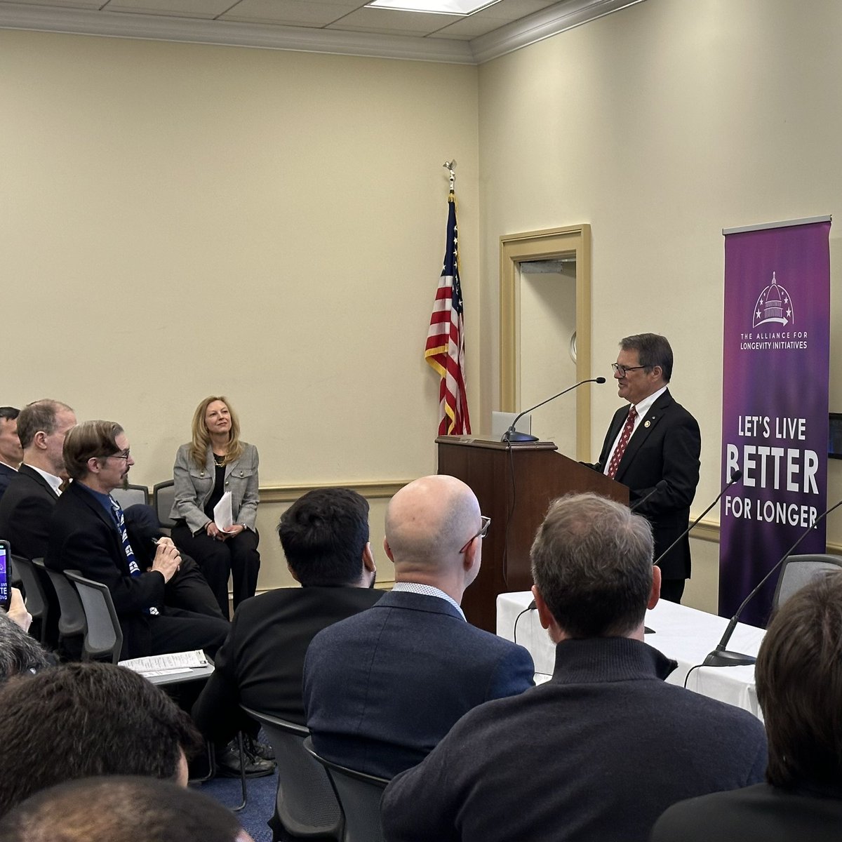 theA4LI's tweet photo. A4LI would like to thank Longevity Science Caucus’ co-chairs @RepGusBilirakis and @RepPaulTonko for speaking at our inaugural #DCFlyIn https://t.co/U7I78DNLuo