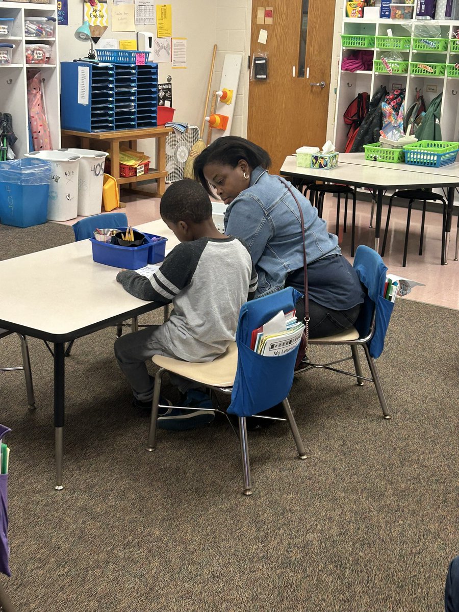 BrittanyEmbler's tweet photo. Day two of student led conferences. The Kinders have learned and grown so much this year! We are so proud of their hard work! @oakgrovees @bevbOtterP @JoTOtterap https://t.co/9iKOyTpcE9
