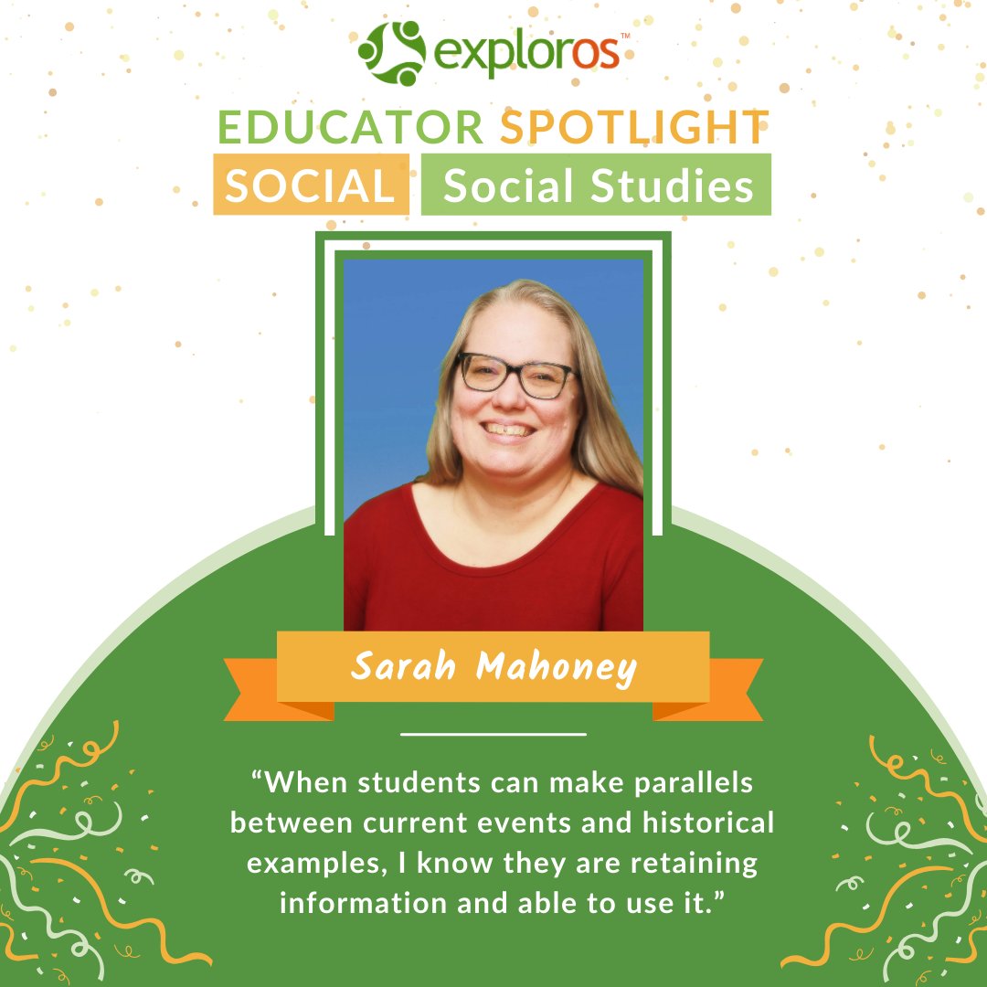 🎉 Congratulations to Sarah Mahoney of The University of Texas Charter School System! Sarah has earned the Exploros Educator Spotlight! Congratulations, Sarah, for being an inspiration to students and fellow educators! ✨ #utuniversitycharterschool #exploros #EducatorSpotlight