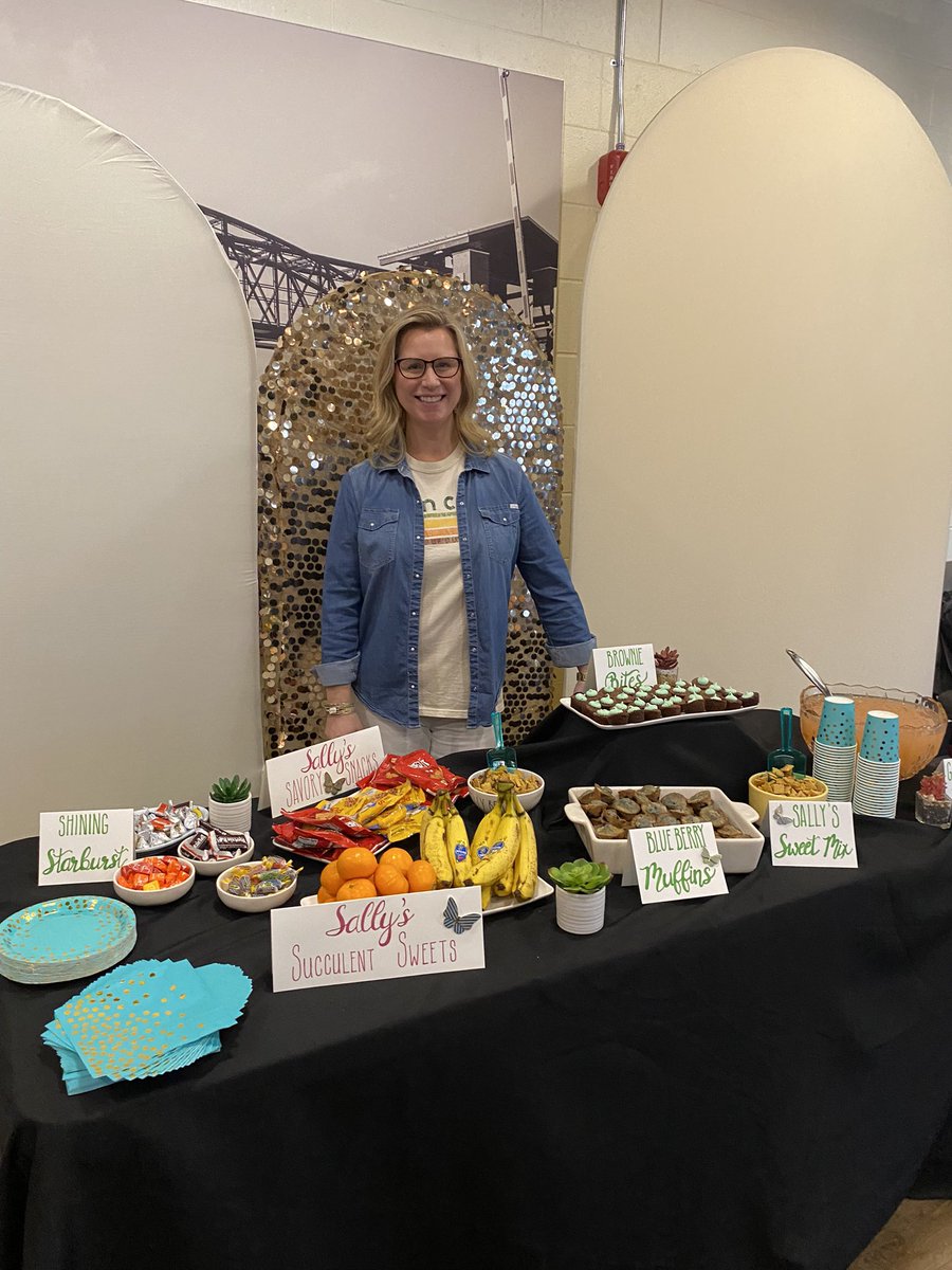 We couldn’t wrap up @STEMsally’s last-ever TLA meeting without a proper goodbye including her favorite snacks, a chance to share our favorite “Sally Stories,” and of course, a group photo! #AlmostRetired #WeAlreadyMissYou