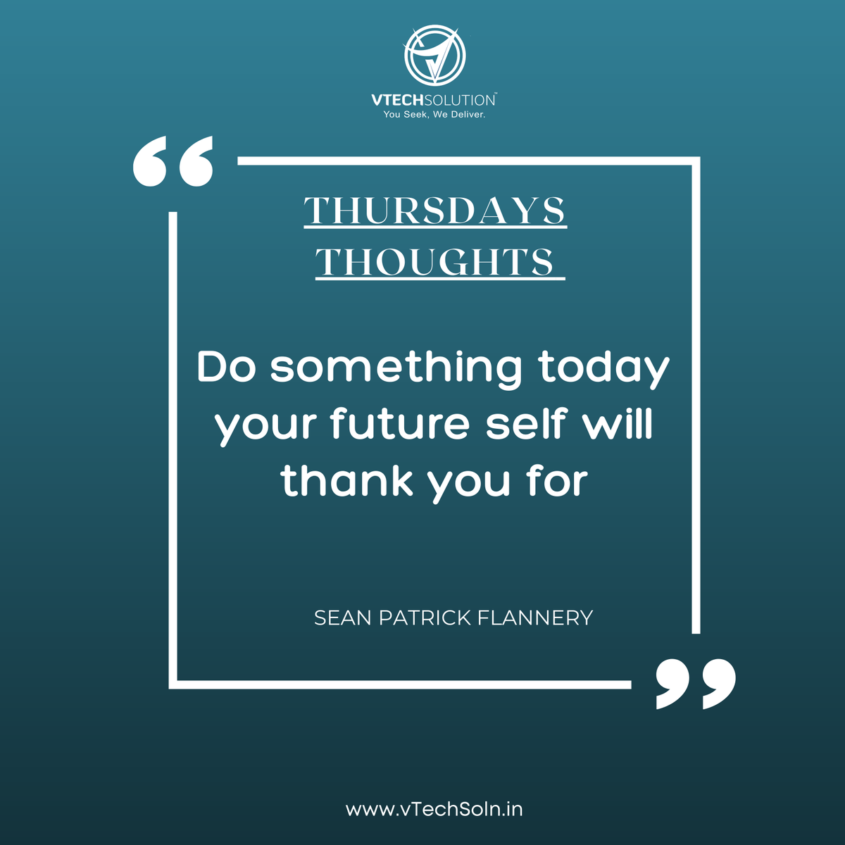 vTech_India's tweet photo. Take a step today that your future self will cherish. Every action counts towards building the life you envision.
#thursdaythought #postoftheday #fact #vtech https://t.co/HQnEx96MS4
