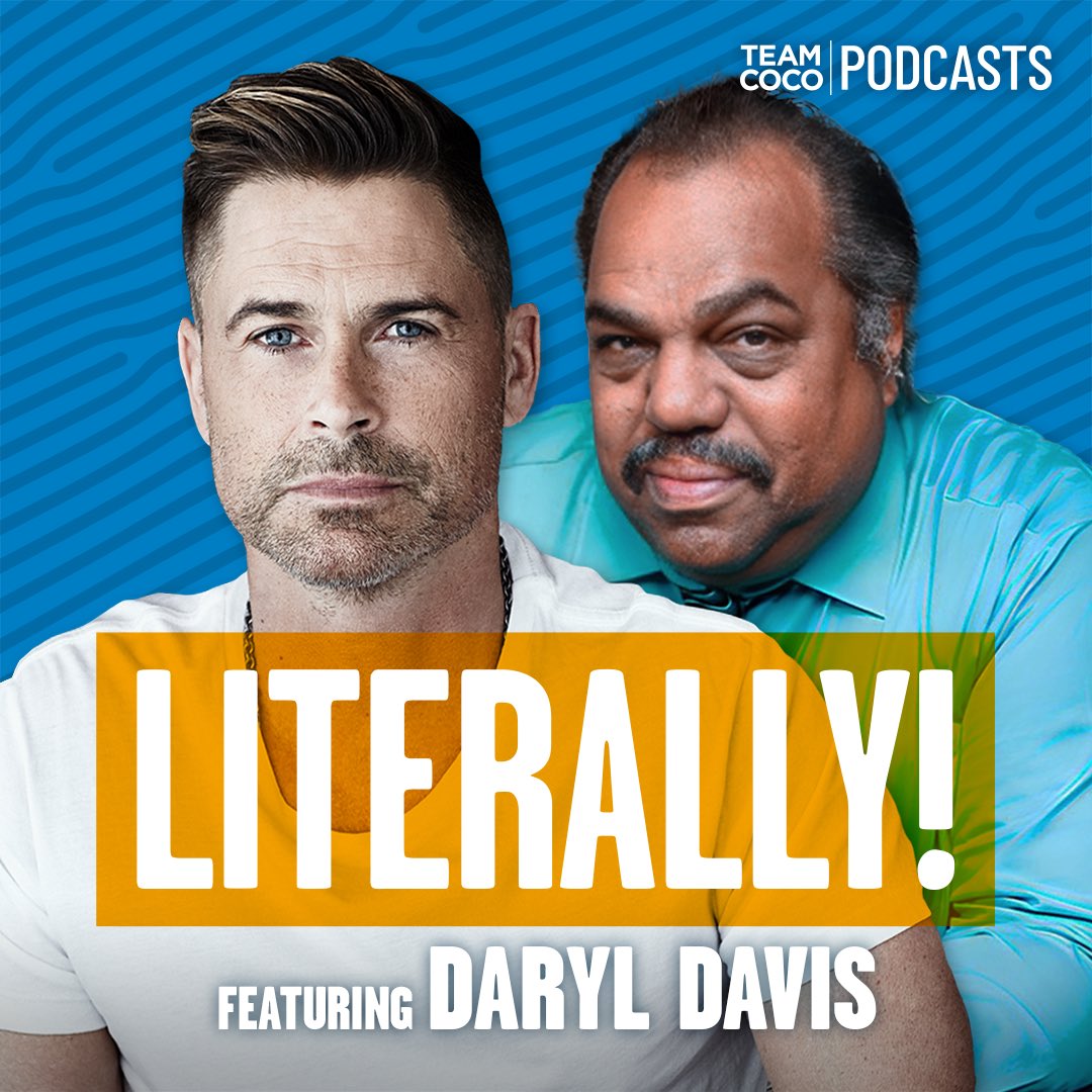 On #Literally @RobLowe is joined by activist and musician @RealDarylDavis. He is the first Black author to write a book on the KKK based on in-person interviews, and he has convinced dozens of Klansmen to leave the hate group. Hear their convo now: listen.teamcoco.com/daryl