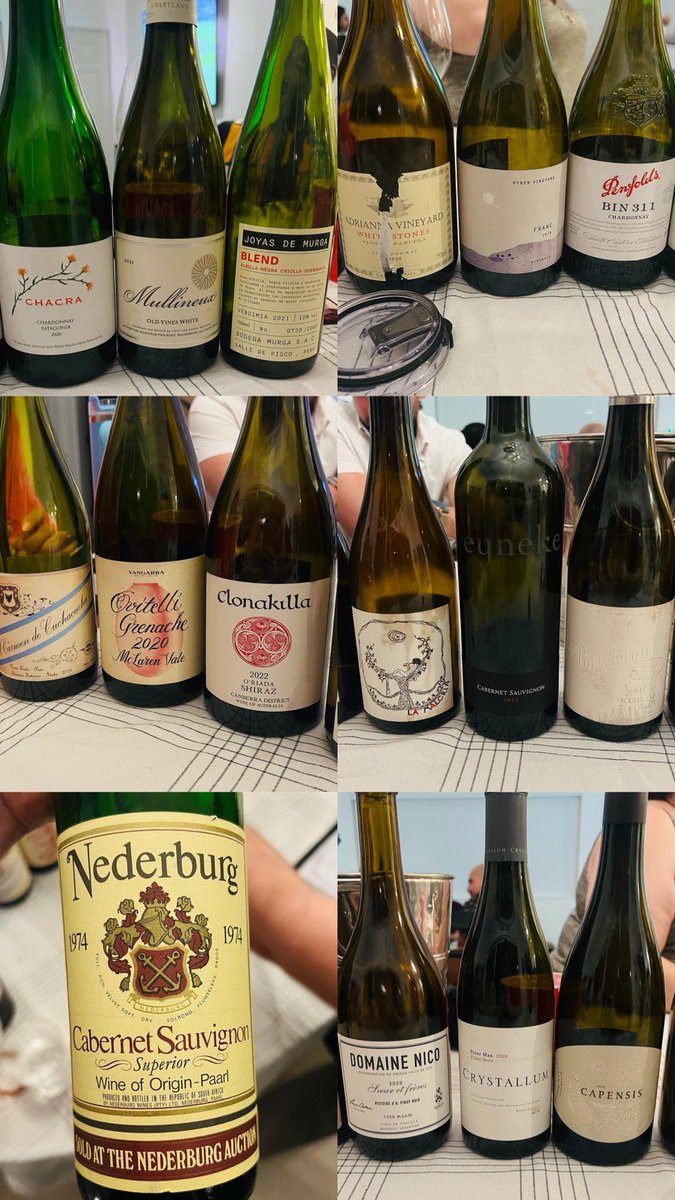 Tasting last week with a very broad theme of “Southern Hemisphere” 😆 
Fascinating blend of winemaking styles. Modern, unique, and traditional. I think each of these wines has an occasion where they’d shine. 
Which of these wines stand out or appeal to you?