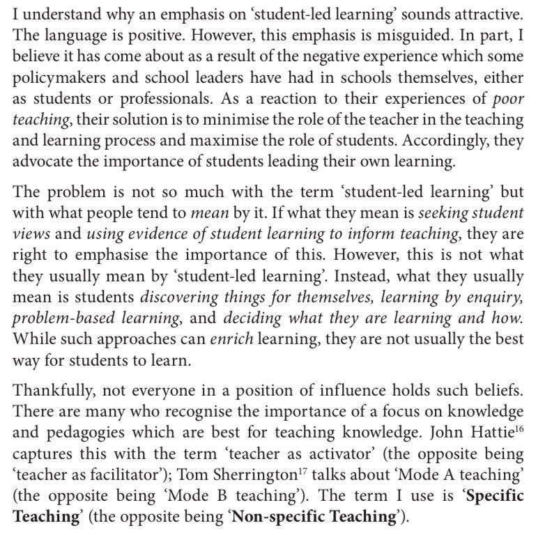 @TomMC93 From The Teaching Delusion on ‘student-led learning’: