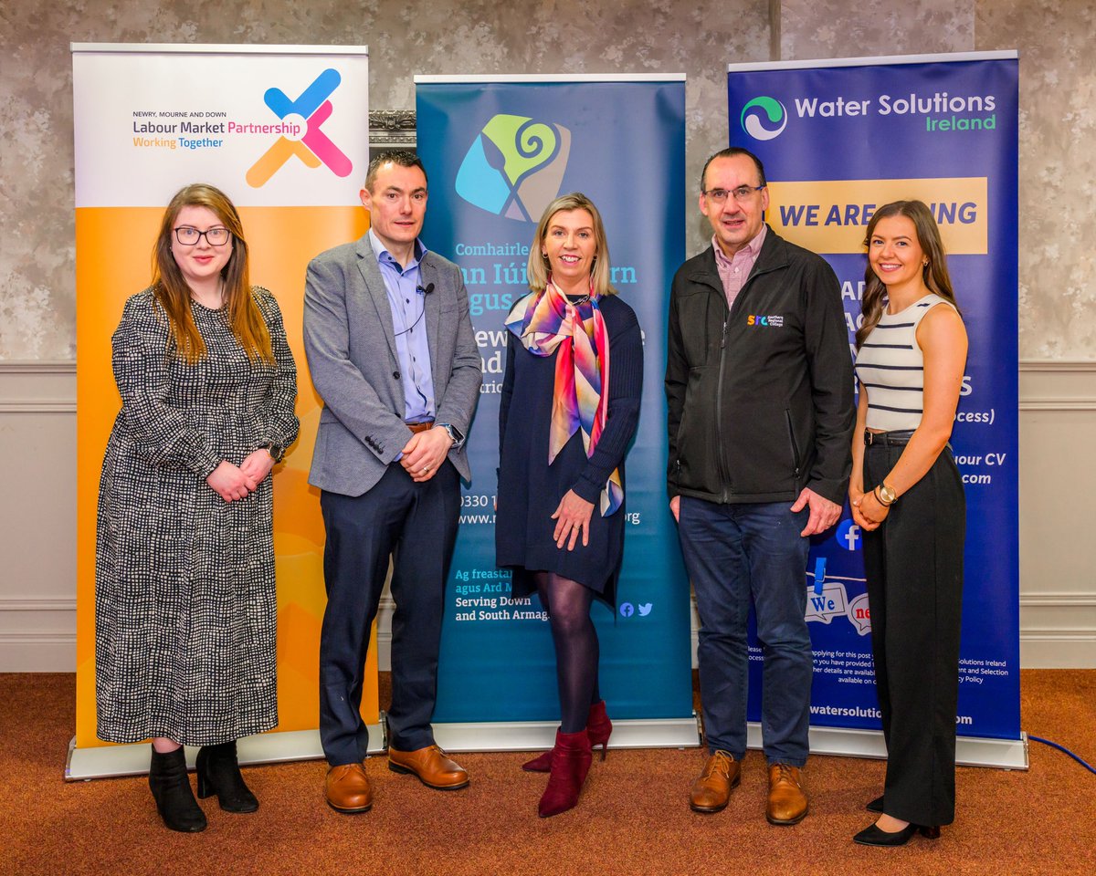 Really enjoyed talking to Ronan Callan of @exactgroup and Hannah Fergie/Caoimhe Toner @WaterSolutionsireland last week about job roles &amp; pathways at at <a href="/NMDBusiness/">NMDBusiness</a> LMP event on career opps in Engineering. I was MC &amp; event planner. Thanks to <a href="/columlynch/">columlynch</a> for 📸 #eventplanner #mc