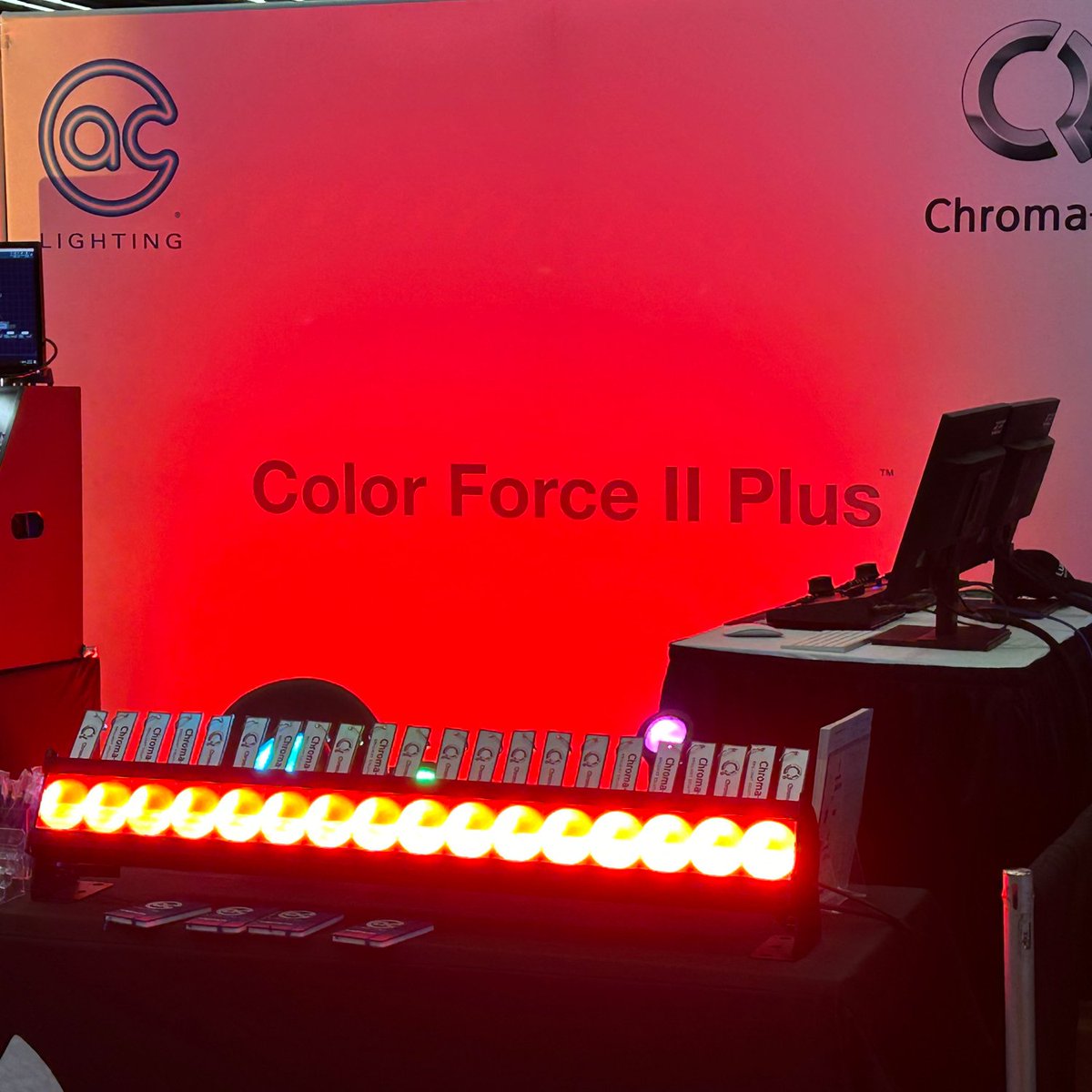 See it for the First time at USITT in A.C. Lighting Inc booth 2520

Color Force II Plus ... Simply Amazing!

Don't forget to participate in the Scavenger Hunt 🔎