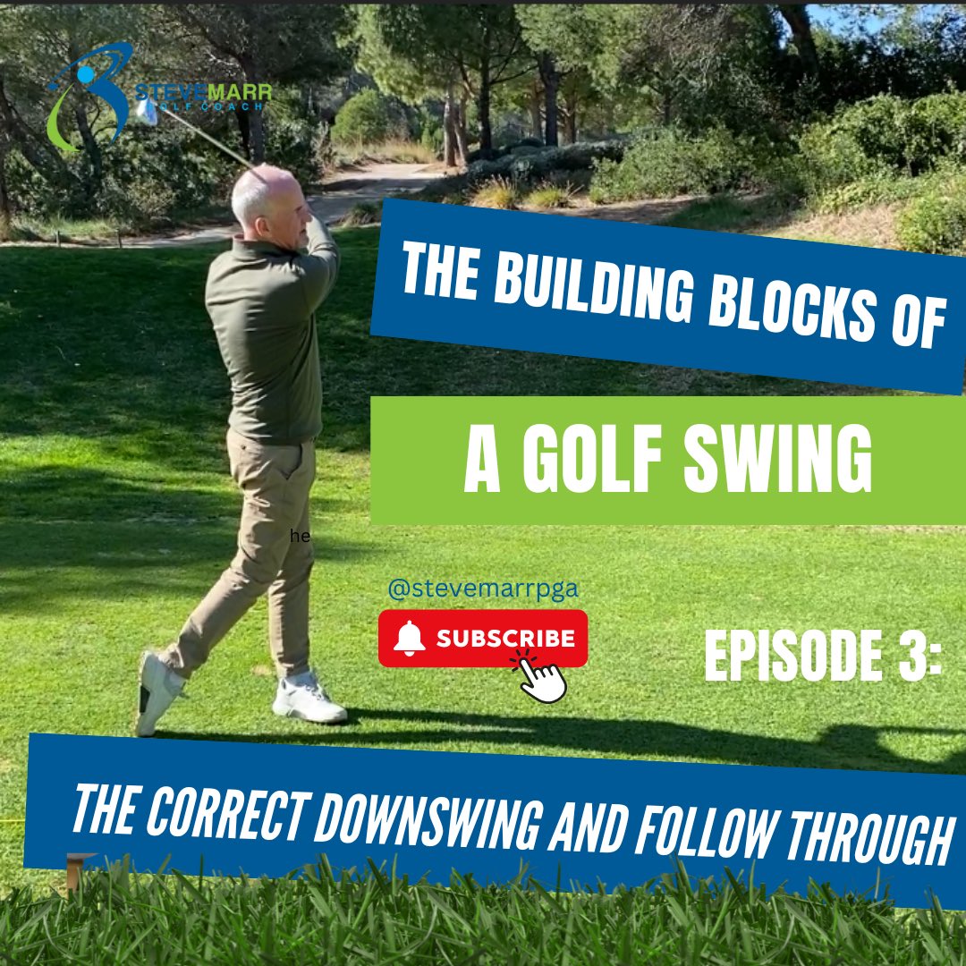 Take a look at the Building Blocks of a Golf Swing up next is the Downswing and Follow Through, hope it helps please subscribe on my YouTube channel @stevemarrpga