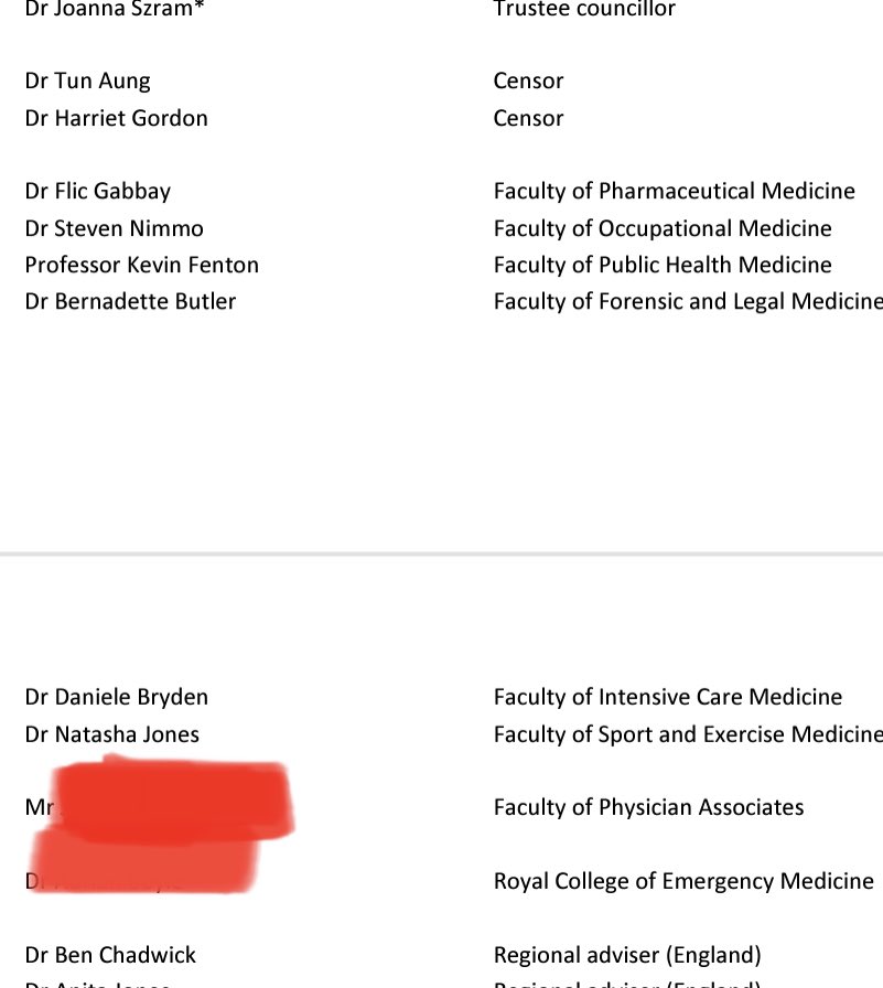 There is a PA sitting on the RCP council.

They are unelected too.

He must also resign and his post be abolished.

A non-doctor has no place in any doctor’s Royal College.

#RCPEGM