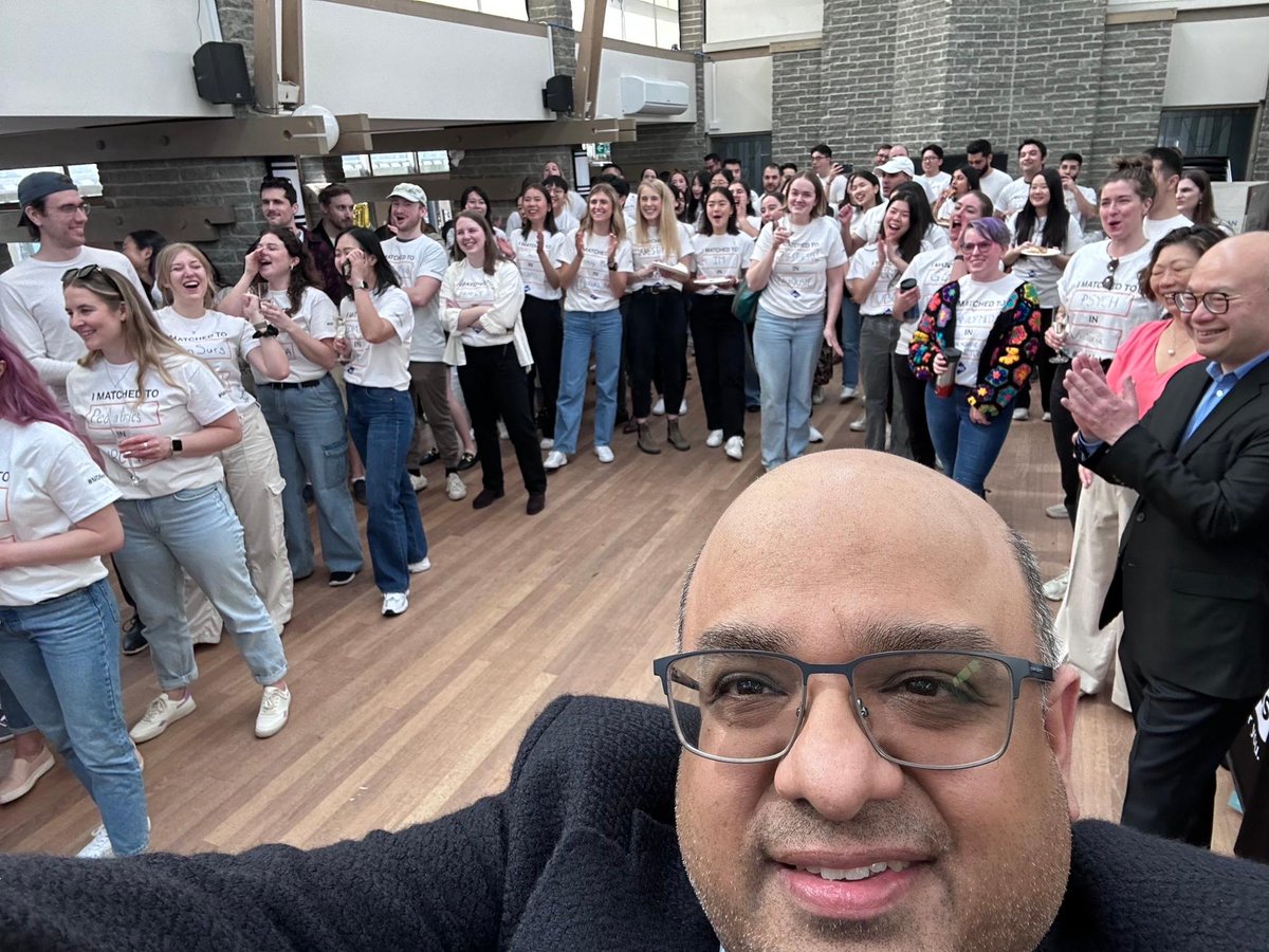DoctorsOfBC's tweet photo. Our President Dr @ahmerkarimuddin celebrated #MatchDay2024 with excited #MedStudents. Huge congratulations  to our #DoctorsOfTomorrow. https://t.co/MFn4Yyecys