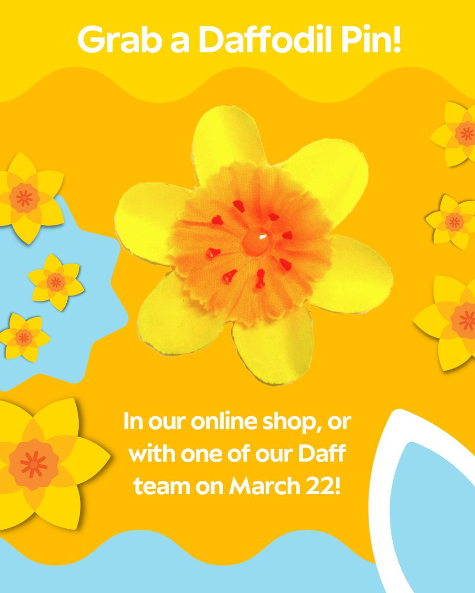 Join us in going ALL IN against cancer, TOMORROW - Friday, March 22nd!

Help us fund vital cancer research, supports, and services for all those affected by cancer, together, we can make a big impact! 🌼

Please, donate today at: cancer.ie/daffodilday 💛