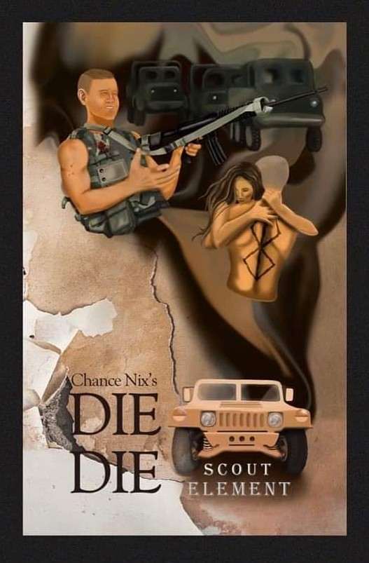 Hey, gents. Are you ready for a wild ride through the desert with a bunch of crazy characters? Then buckle up, because Die! Die! Scout Element is about to take you on a thrill ride!
Available now, one chapter at a time, on Kindle Vella.
