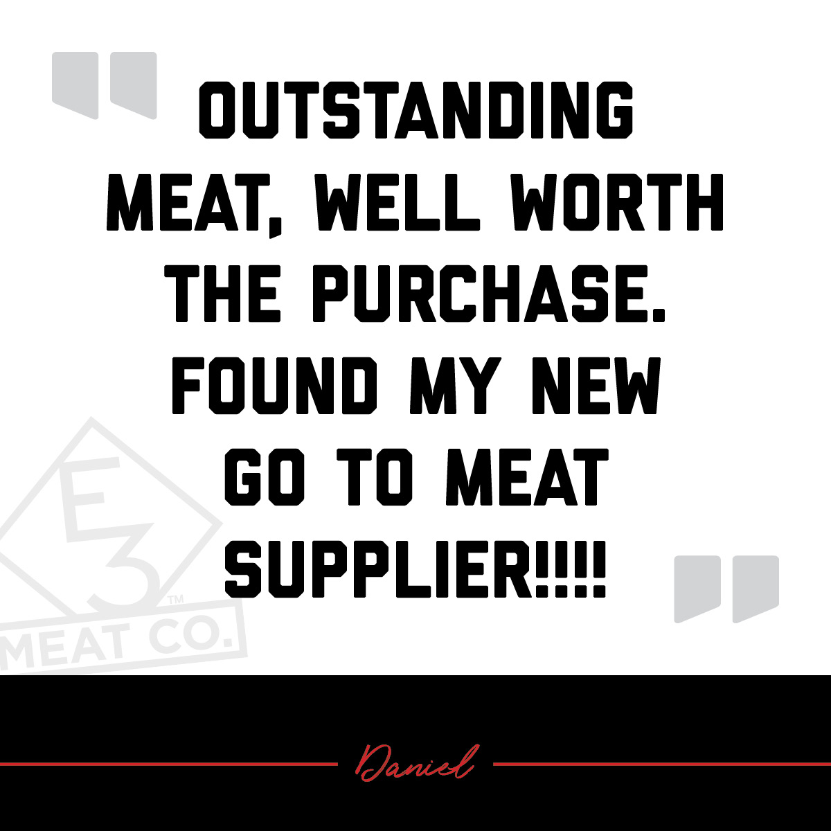 Quality Product ⭐⭐⭐⭐⭐ #fivestars #e3meatco #e3ranch #southeastkansas #morethanasteak #responsiblyraised #angus #beef