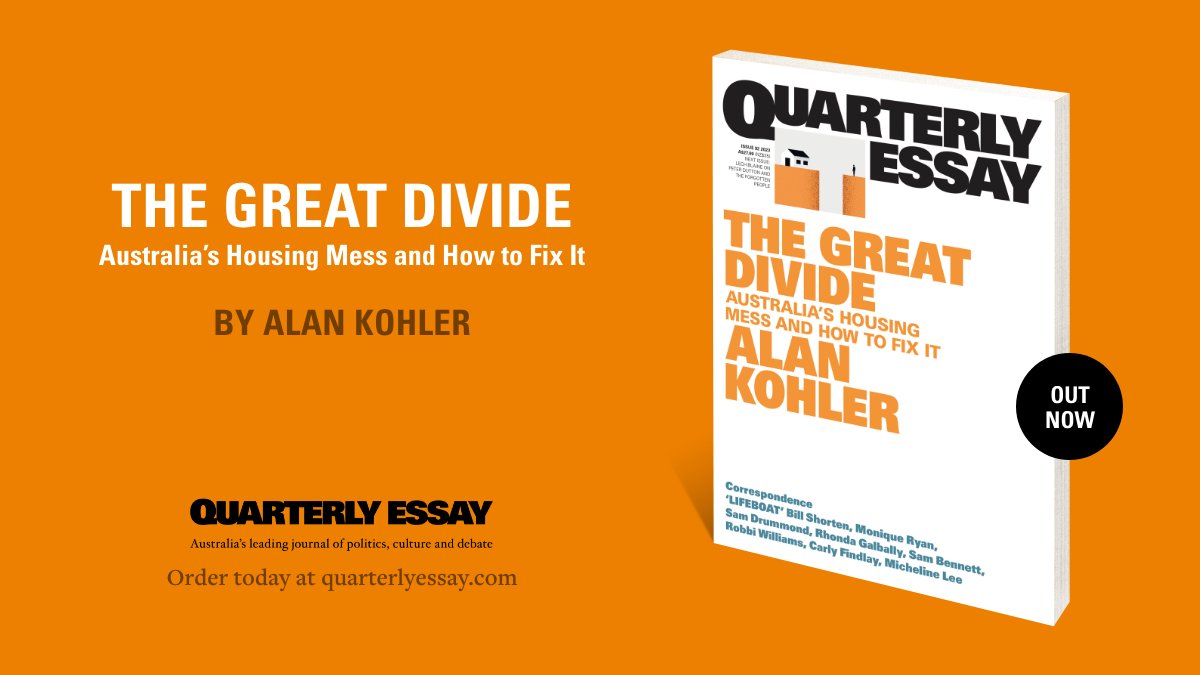 ‘My budget afforded me a property with a hole in the bedroom floor, some unplastered walls and one entirely inadequate heater for the frosty climate.’ @NicoleHaddow shares her response to THE GREAT DIVIDE by @AlanKohler. Read online now. ow.ly/L3XN50QXhgc