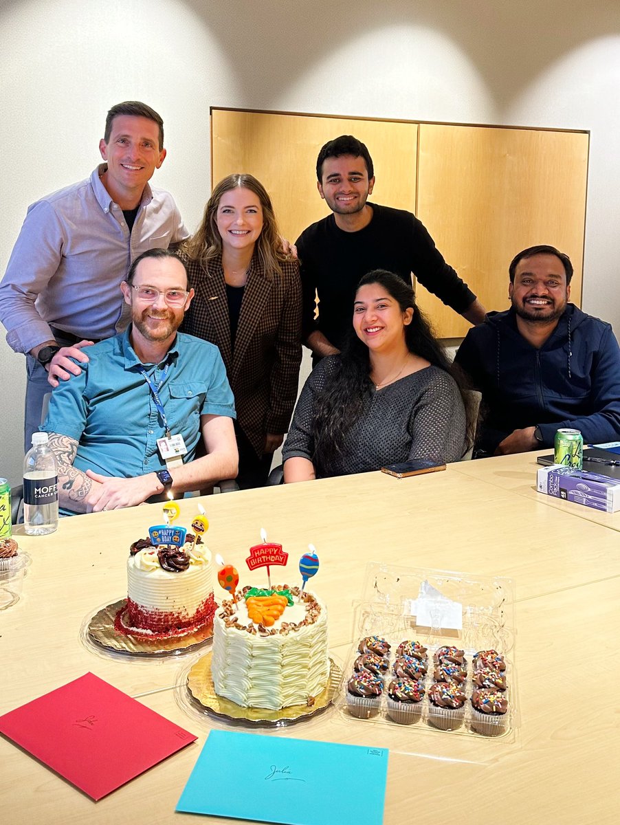 Julia Billington (@juliabcancersci) on Twitter photo So grateful to celebrate mine and <a href="/LabRatPowers/">John J Powers</a> birthdays as a part of the incredible <a href="/AmelioLab/">Amelio Lab</a> family! Looking forward to what this coming year will bring & hopefully it involves a diploma 😉 So grateful to celebrate mine and <a href="/LabRatPowers/">John J Powers</a> birthdays as a part of the incredible <a href="/AmelioLab/">Amelio Lab</a> family! Looking forward to what this coming year will bring & hopefully it involves a diploma 😉