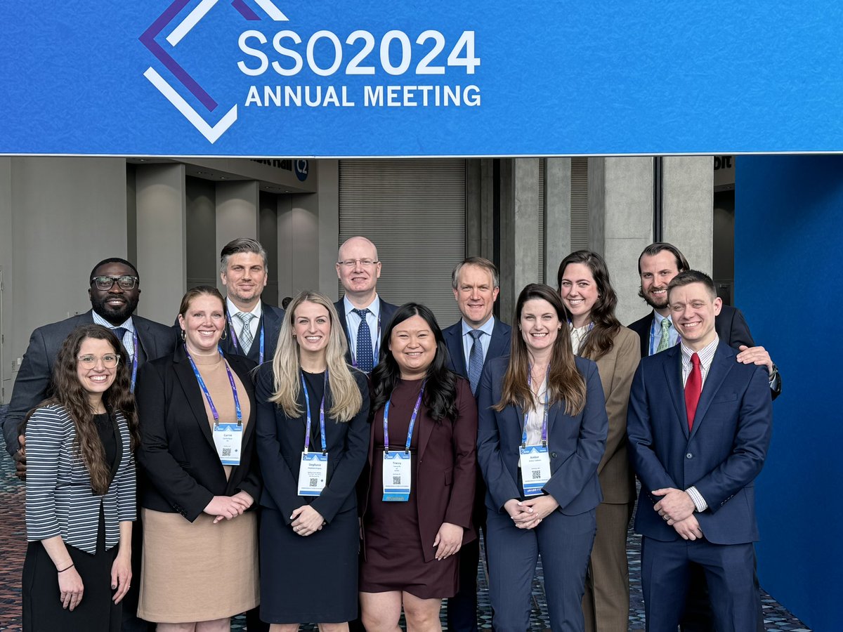 NCI research fellows past and present representing at SSO! #SSO2024 @theNCI #futureSurgicalOncologists special thanks to our mentors @JeremyLDavisMD @JMHernandez_MD @AMBlakely