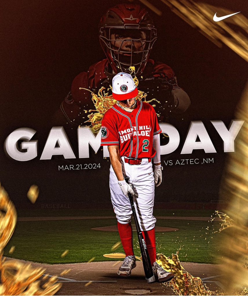 #GameDay
Smoky Hill vs Aztec
⏰ 11:30 A.M.
📍at Ricketts Park (Farmington, NM)
🏆 Scorpion Invitational 
🎥 <a href="/GameChanger/">People @GameChanger</a>
🎟️ Admission $7 per day
🍔 Concessions Available