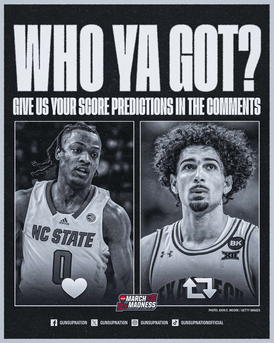 gunsupnation's tweet photo. 𝗣𝗥𝗘𝗗𝗜𝗖𝗧 𝗧𝗛𝗘 𝗦𝗖𝗢𝗥𝗘‼️ Give us your score predictions in the comments! ⤵️ https://t.co/nPQdZbDRDg