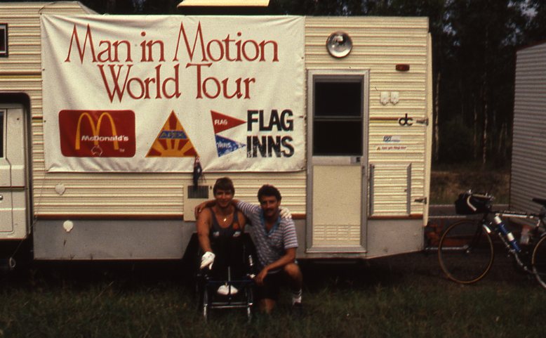 #OnThisDay in 1985, Rick Hansen embarked on his iconic Man in Motion World Tour! The Tour spanned over 2 years and involved Rick wheeling over 40,000km through 34 countries on 4 continents. Read more about Rick’s incredible story via his Hall of Famer Weekly: