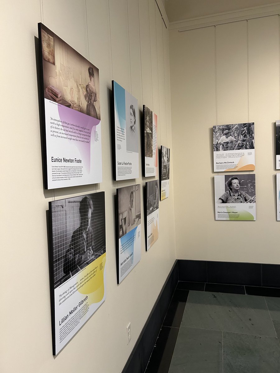 Loved this wall of #womeninscience ⁦<a href="/theNASciences/">National Academy of Sciences</a>⁩