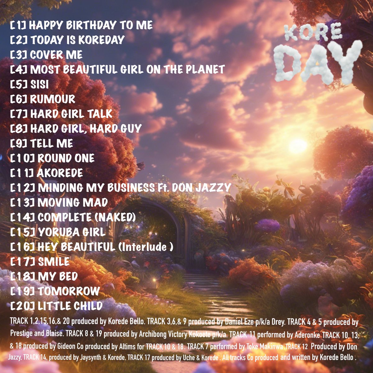 This is one of the best things I’ve done with my time on this planet so far. #KOREDAY The Album, out midnight 💙💌
