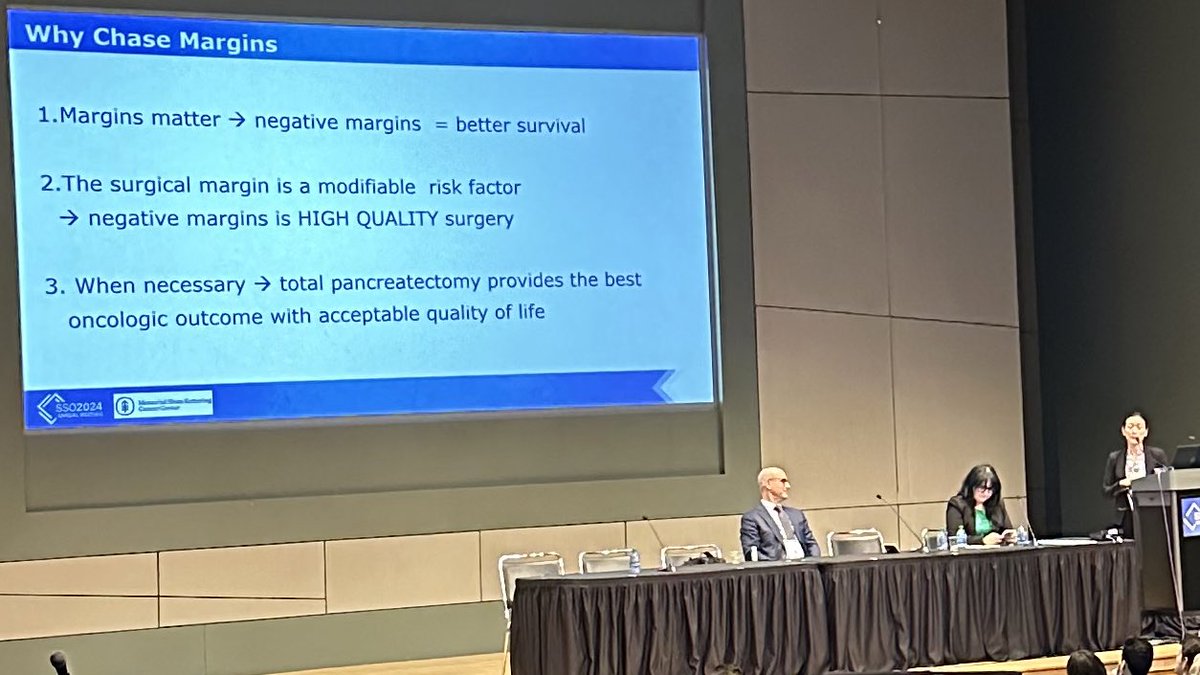 AGangiMD's tweet image. Great debates in #HPB @SocSurgOnc @wei_ac takes on @DavidKoobyMD - should we be chasing intraoperative margins in #PDAC #SSO2024 @HalletJulie