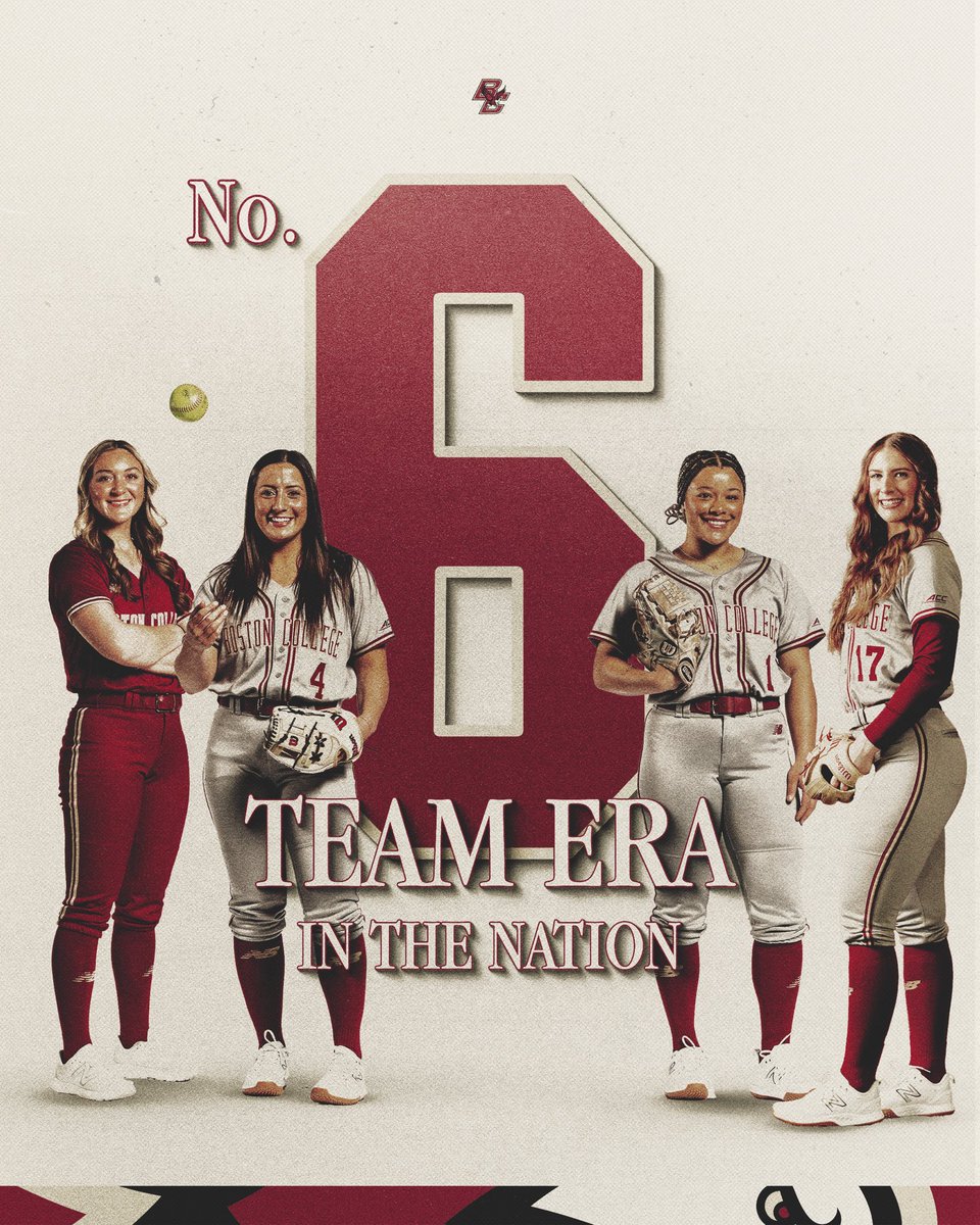 BC_Softball's tweet image. Eagles on the rise! 📈

The BC pitching staff rise to No. 6 in the nation with an ERA of 1.37! 
While the Eagles rank 7th in the nation in shutouts with 10 on the season!

#Team41 #ForBoston