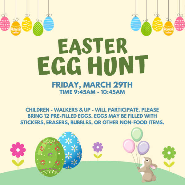 Montessori_SC's tweet photo. ✨ Happy Spring, families! A couple upcoming event reminders for you. ✨

🌷 SPRING BREAK will run from April 1 - 5. Please be sure to sign your child up for our daycare program. 

🌷 EASTER EGG HUNT will be next Friday, March 29th. Please be sure to bring 12 pre-filled eggs. https://t.co/Wa9fNh6RjN