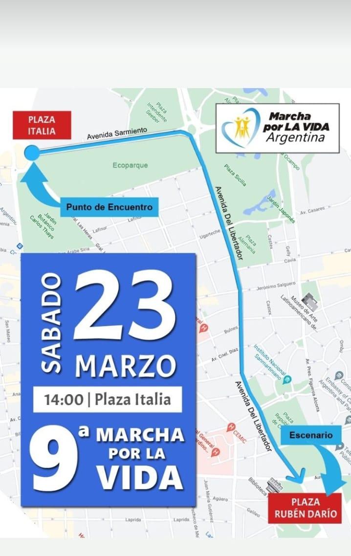 El sábado 23/3 marchamos por la vida, los esperamos a todos @VickyVillarruel @JMilei @delatorrej @AgustinLaje @AMuchart @camiduro_ @DianaMondino @edufeiok @EVerastegui @IgnaciodeCasas @infoVillarruel @MarceloLlambia2 @LLibertadAvanza @laderechadiario @madorni @marianoobarrio