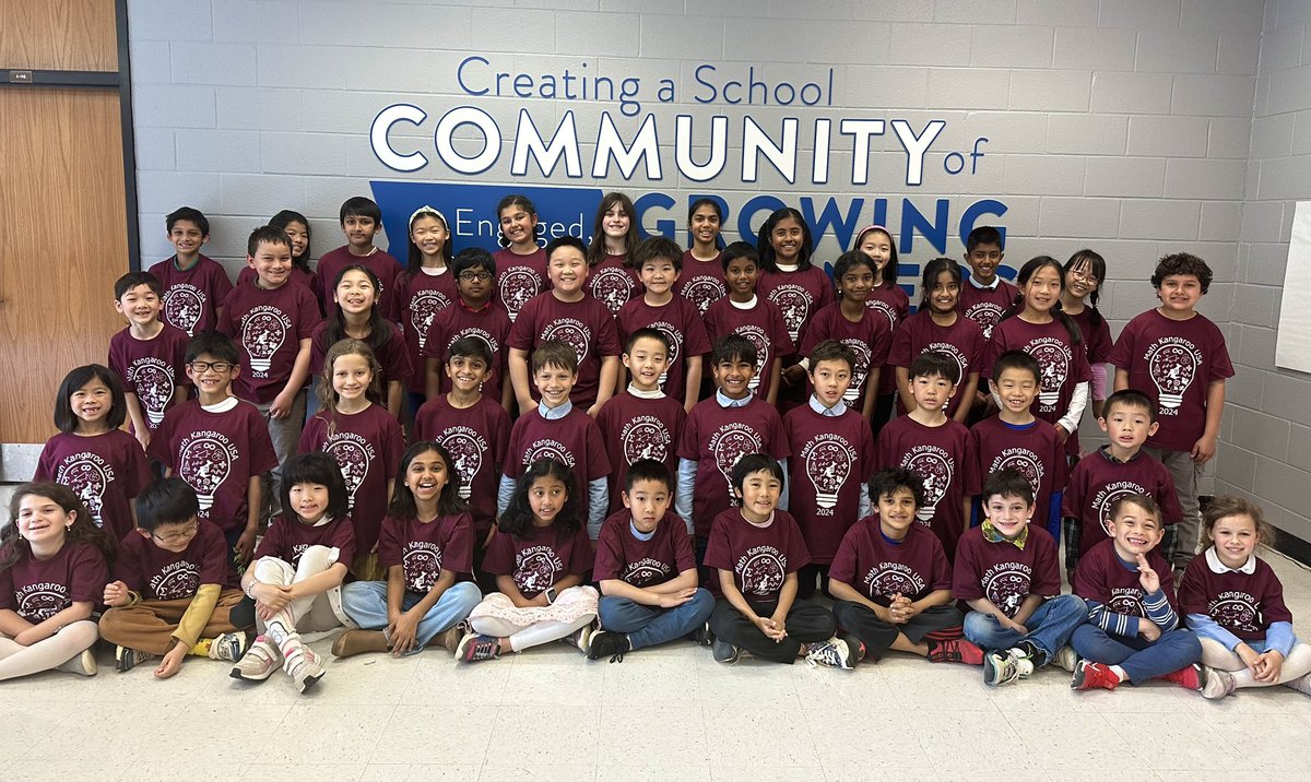 Good luck to our students competing in the Math Kangaroo competition today @FindleyOaks #welovemath. <a href="/FultonCoSchools/">FultonCountySchools</a>